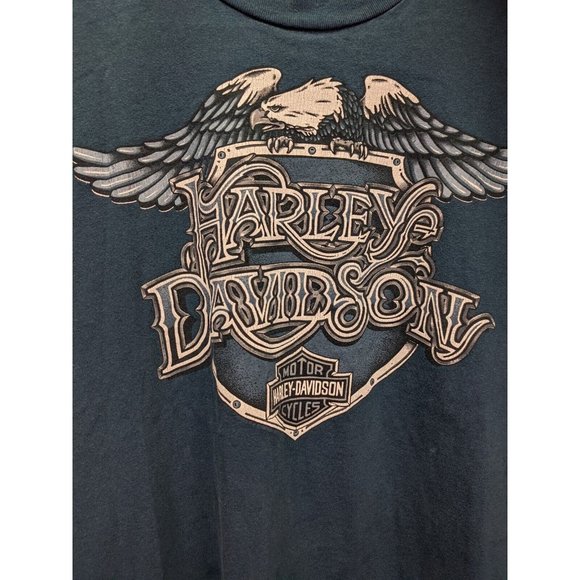 Vintage 1993 Harley Davidson 'Dick Farmers' Orlando Graphic Tee / L / USA Made - Picture 3 of 11